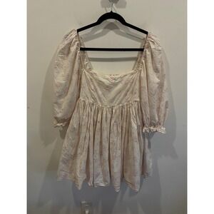 Dainty Feminine Floral Coquette Girl‎ Babydoll Dress